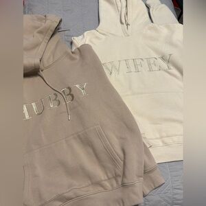 Matching Hubby and Wifey Hoodies